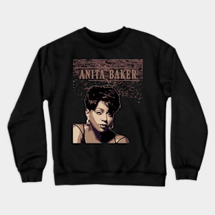 Anita baker // Brown Vintage Crewneck Sweatshirt